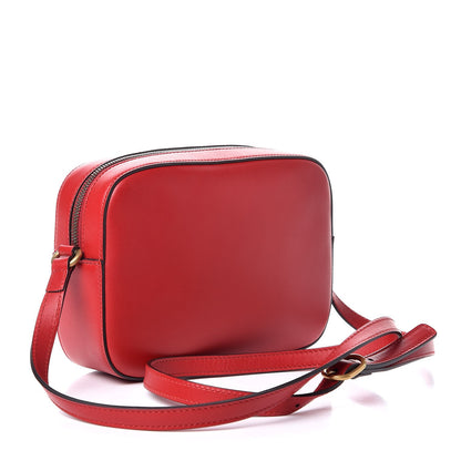 Gucci Calfskin Web Small Webby Bee Shoulder Bag Red 3 of 7