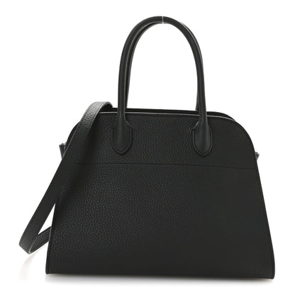 The Row Grained Calfskin Soft Margaux 10 Bag Grey 1 of 9