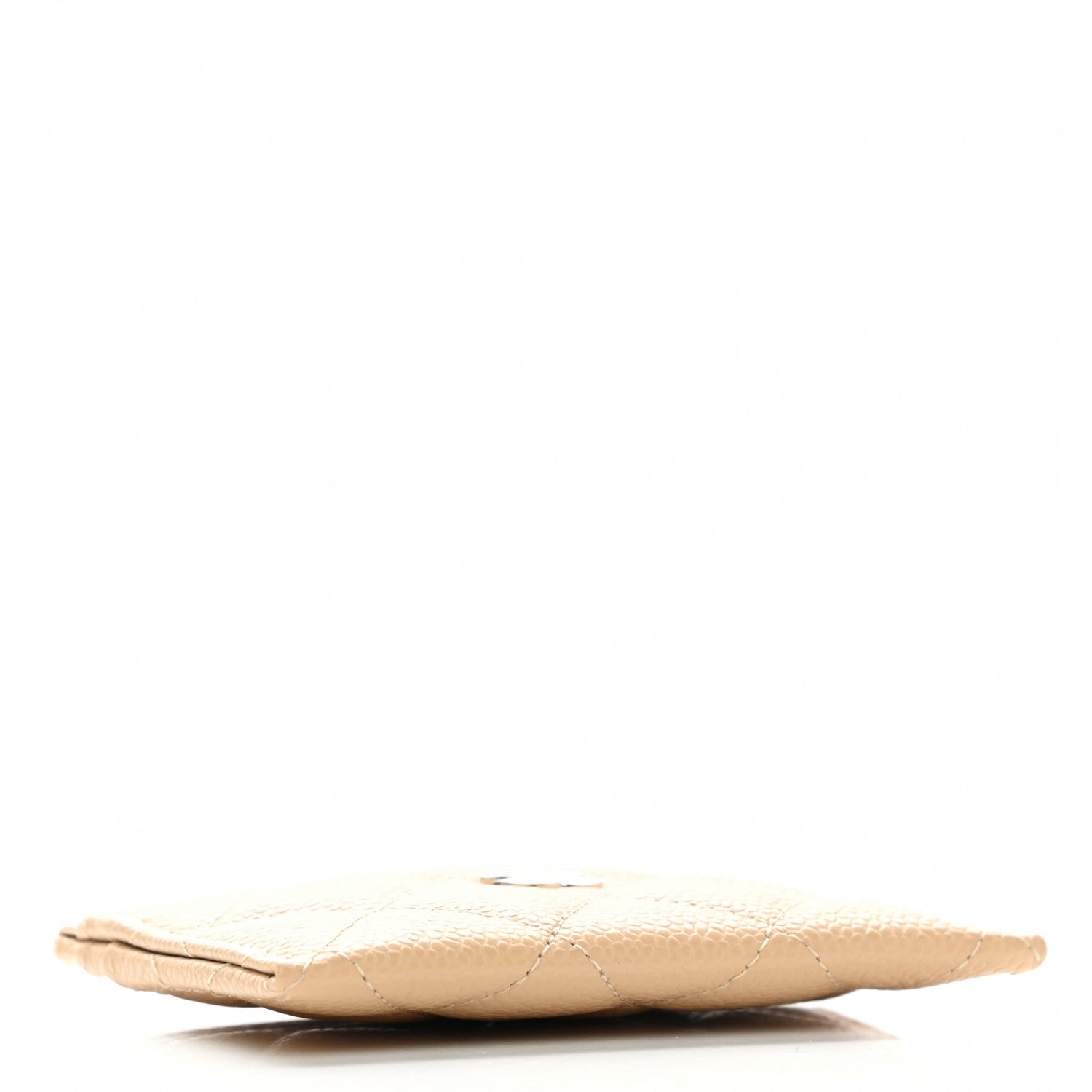 Chanel Caviar Quilted Card Holder Beige 4 of 8