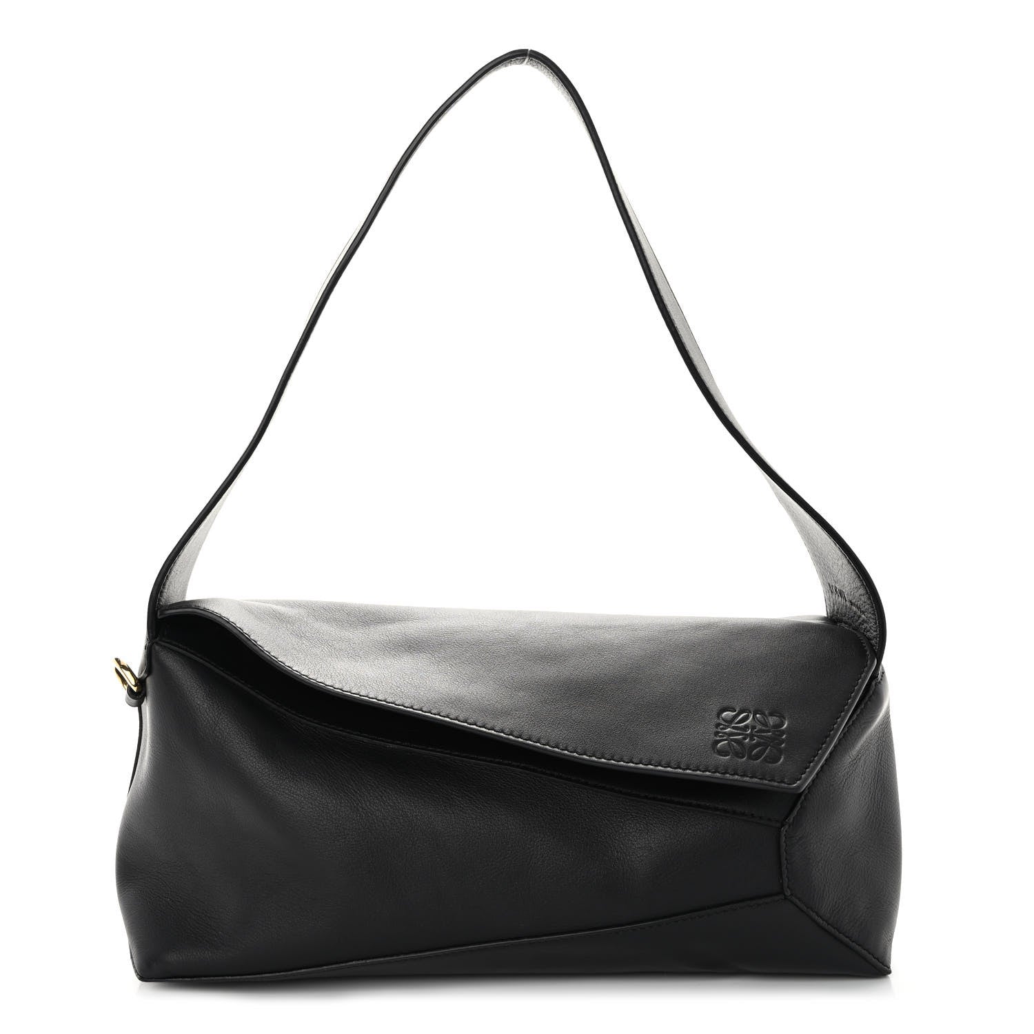 Loewe Calfskin Puzzle Hobo Black 1 of 9
