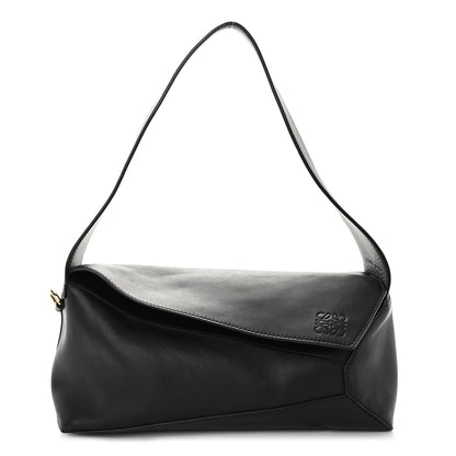 Loewe Calfskin Puzzle Hobo Black 1 of 9