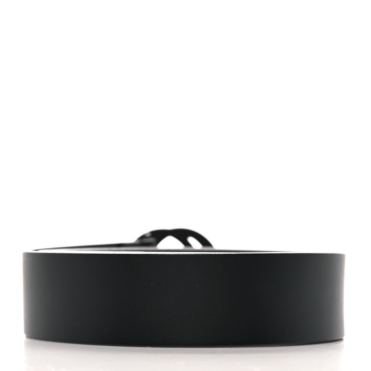 Gucci Selleria Calfskin Monochrome Interlocking G 37mm Belt 90 36 Black 2 of 4