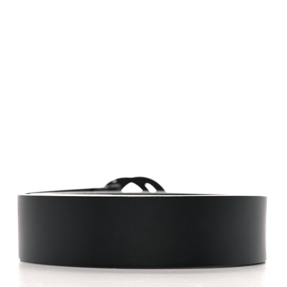 Gucci Selleria Calfskin Monochrome Interlocking G 37mm Belt 90 36 Black 2 of 4