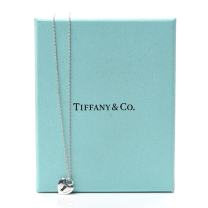 Tiffany Sterling Silver Heart Lock Pendant Necklace 6 of 6