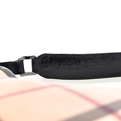 Burberry Nova Check Shoulder Bag Black 10 of 13