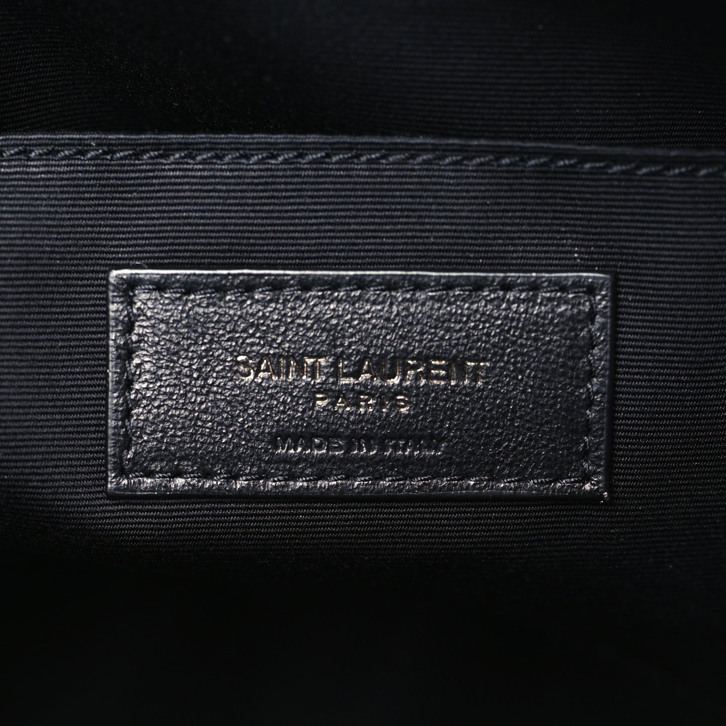 Calfskin Matelasse Monogram Lou Camera Bag Black