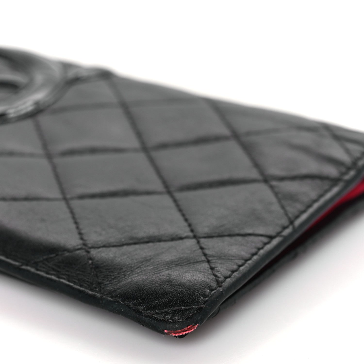 Chanel Calfskin Quilted Cambon Yen Wallet Black 10 of 15