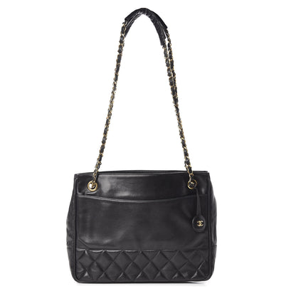 Chanel Lambskin Quilted Shoulder Bag Black 1 of 16