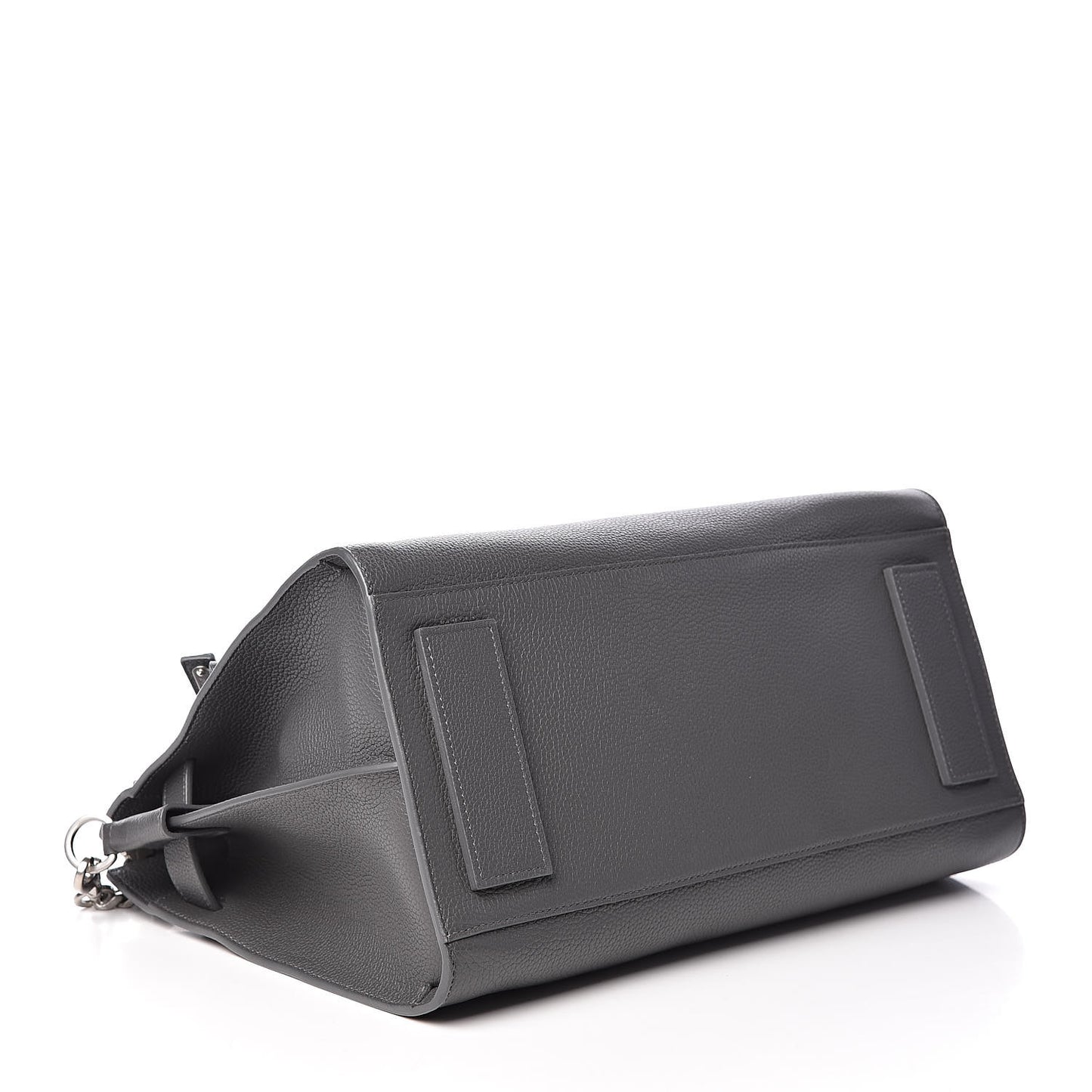 Grained Calfskin Small Supple Sac De Jour Grey