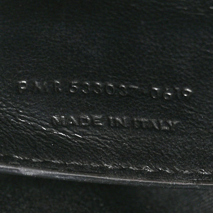 Saint Laurent Crinkled Calfskin Matelasse Monogram Baby Niki Chain Satchel Light Taupe 7 of 13