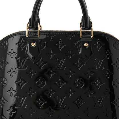 Louis Vuitton Vernis Alma PM Black 7 of 9
