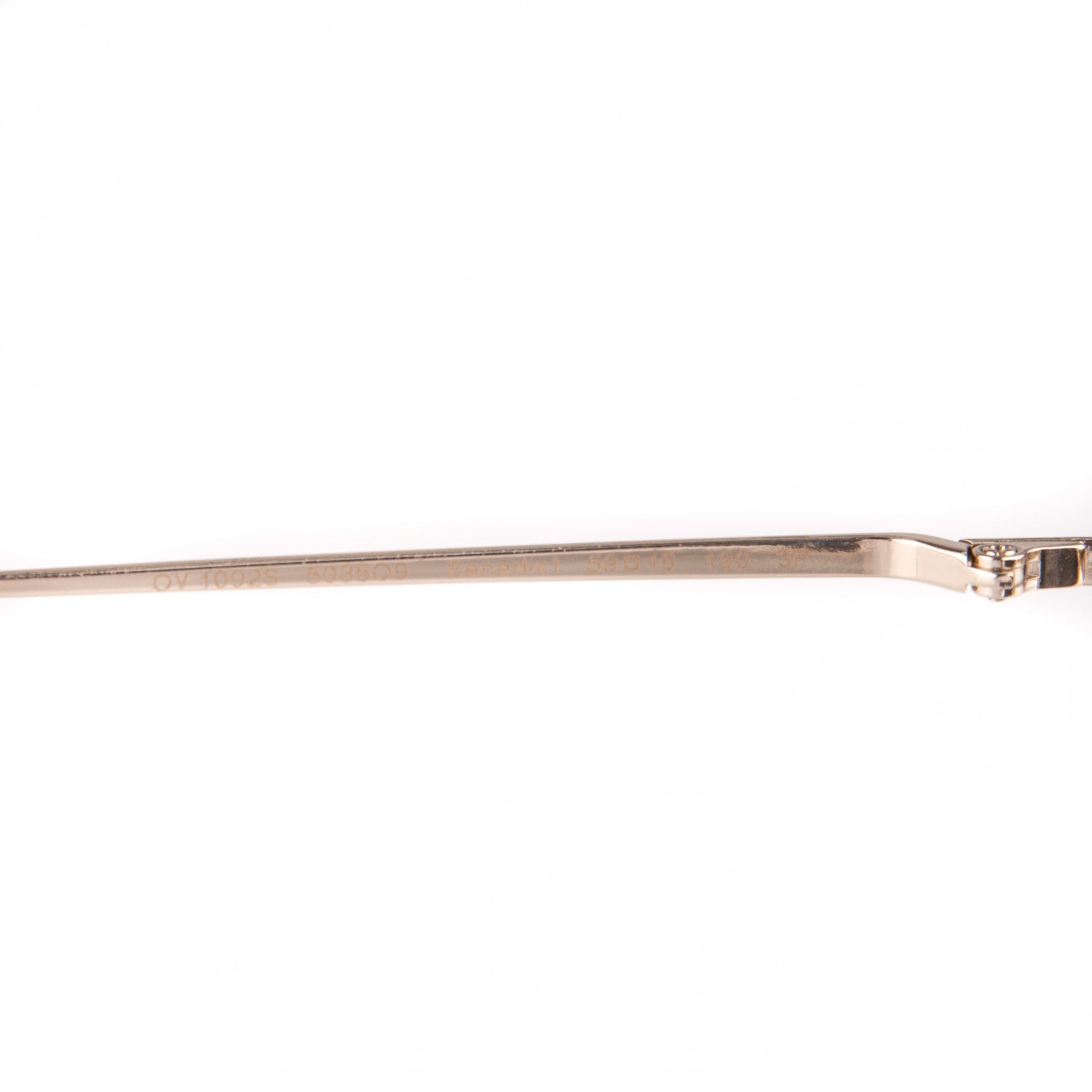 Oliver Peoples Benedict Aviator Sunglasses Gold 4 of 5