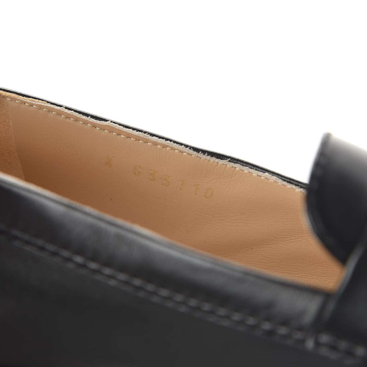 Lambskin CC Loafers 39.5 Black