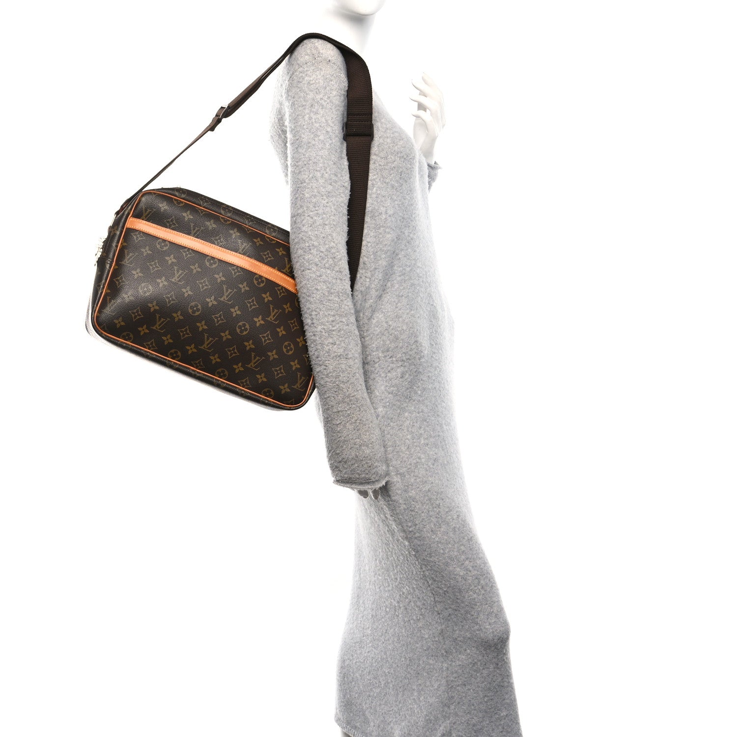 Louis Vuitton Monogram Reporter GM 2 of 10