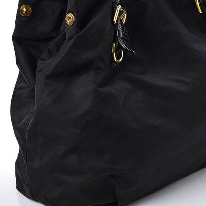 Prada Tessuto Nylon Chain Shoulder Bag Nero Black 9 of 9