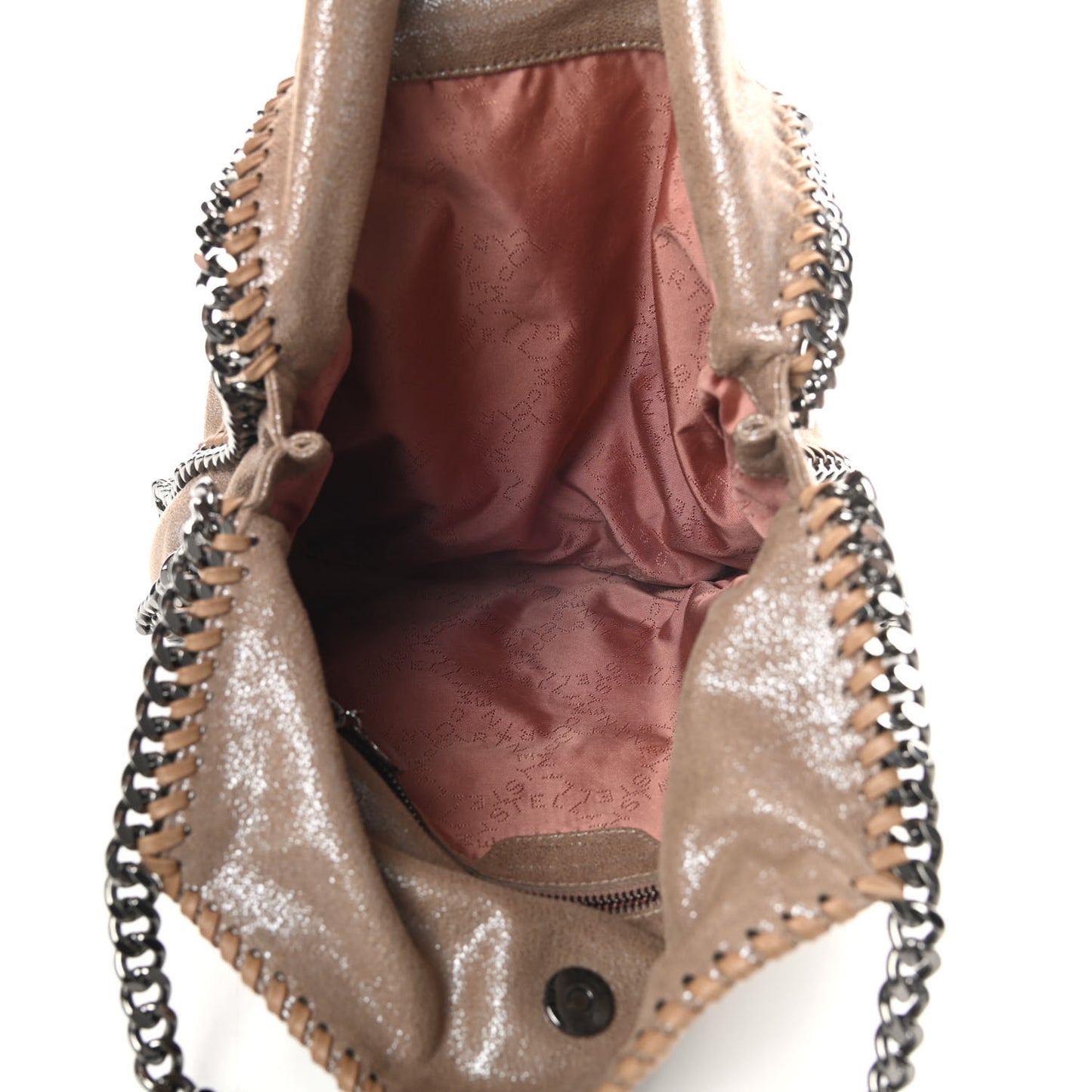 Shaggy Deer Small Falabella Tote Taupe