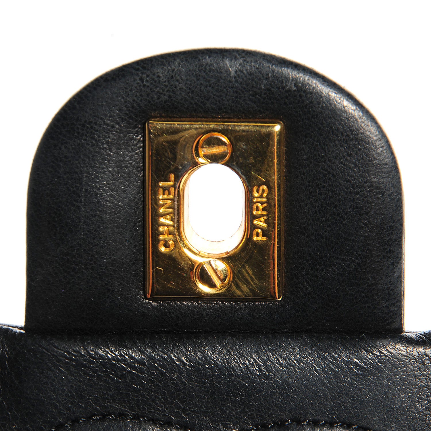 Chanel Lambskin Quilted Mini Square Flap Black 6 of 10