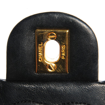Chanel Lambskin Quilted Mini Square Flap Black 6 of 10