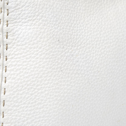 Fendi Calfskin Romano Selleria Chain Shoulder Bag White 11 of 11
