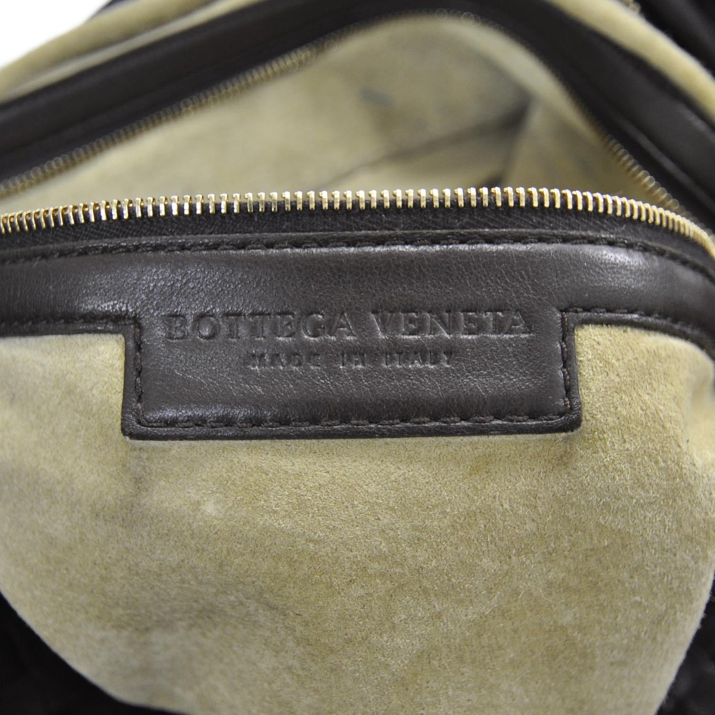 Nappa Intrecciato Large Veneta Hobo Ebano