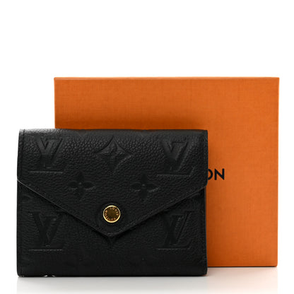 Louis Vuitton Empreinte Victorine Wallet Black 3 of 7