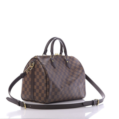 Louis Vuitton Damier Ebene Speedy Bandouliere 30 3 of 9