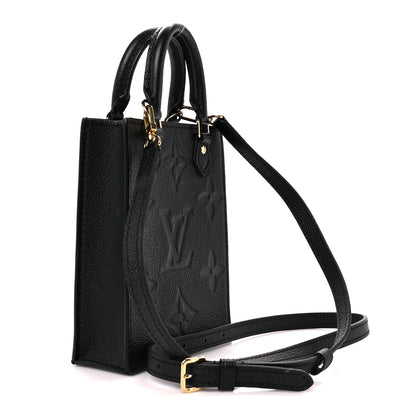 Louis Vuitton Empreinte Monogram Giant Petit Sac Plat Black 3 of 10