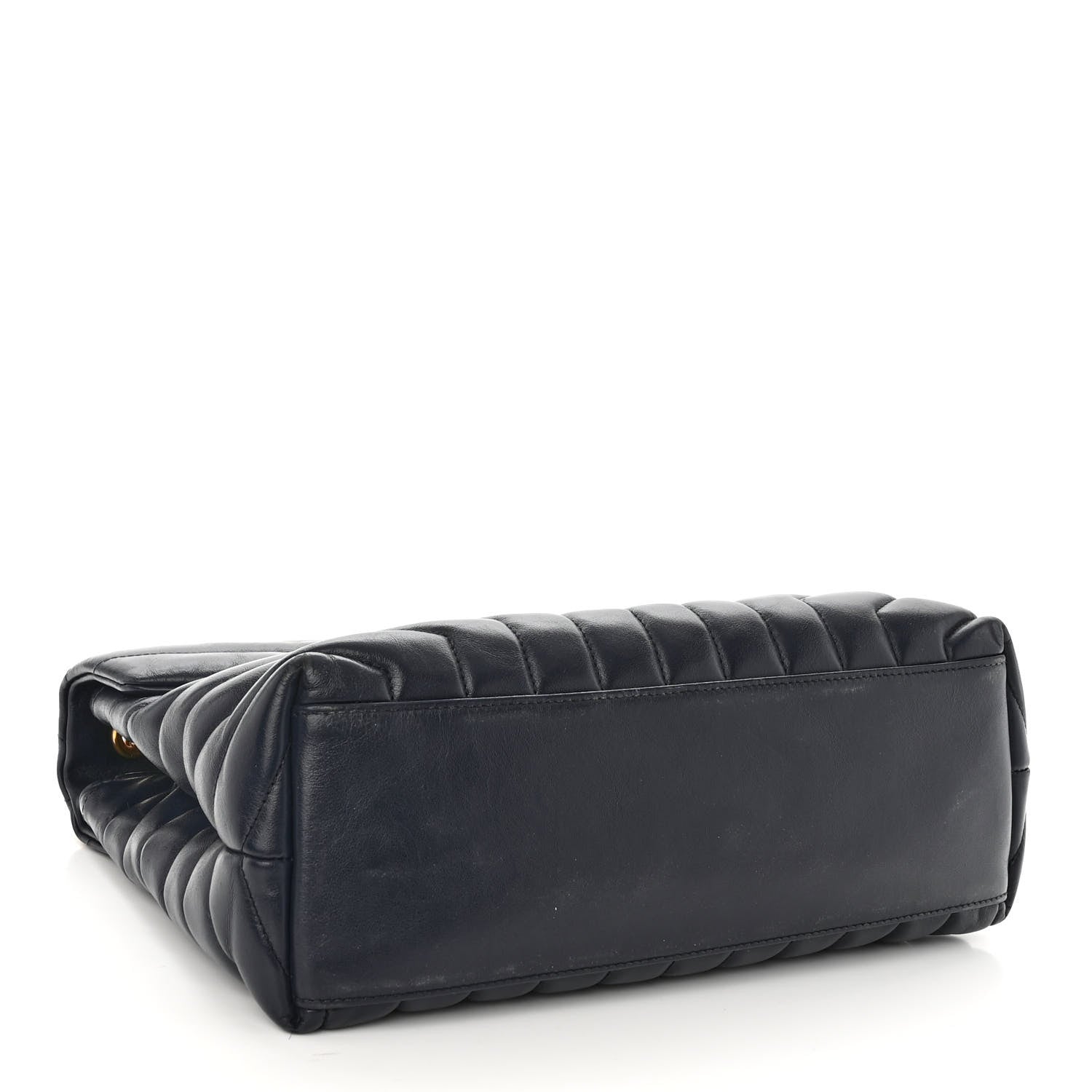 Saint Laurent Calfskin Y Quilted Monogram Medium Loulou Chain Satchel Medium Blue 4 of 11