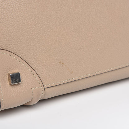 Celine Drummed Calfskin Mini Luggage Dune 8 of 9