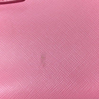 Prada Saffiano Lux Mini Galleria Double Zip Tote Begonia 34 of 35