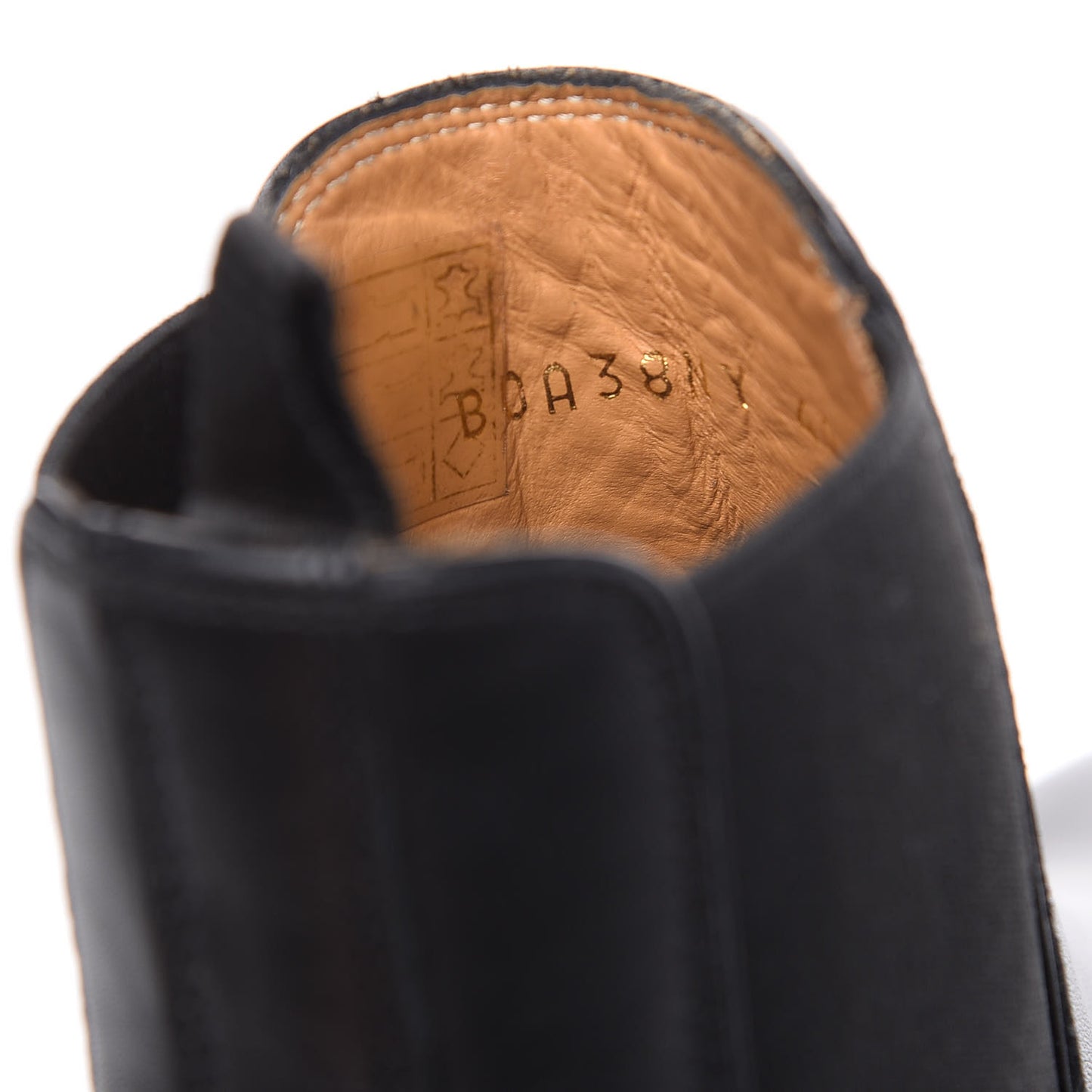 Calfskin Soul Rockstud Beatle Chelsea Ankle Boots 40 Black