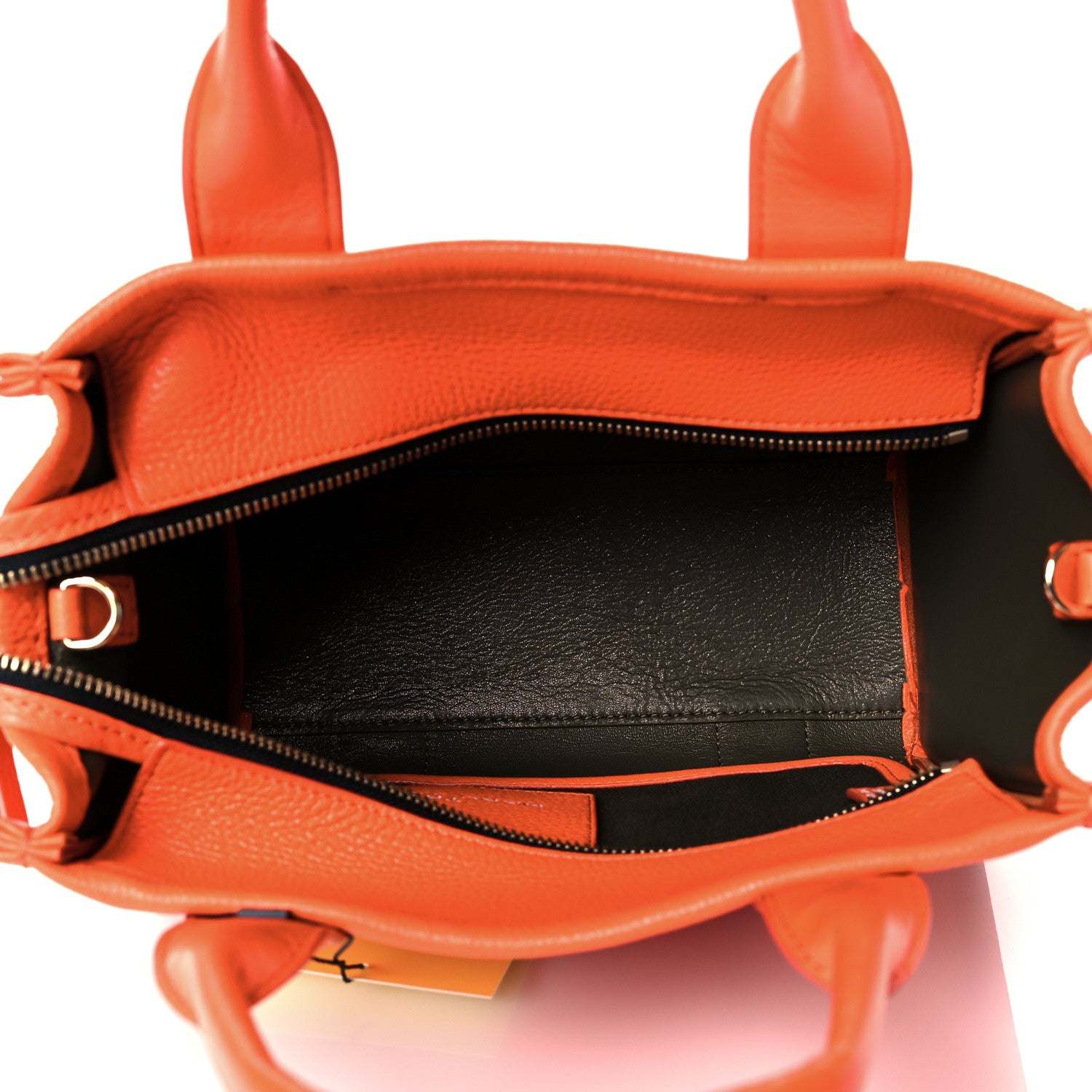 Marc Jacobs Grained Calfskin Small The Tote Bag Dragon Fire 5 of 10
