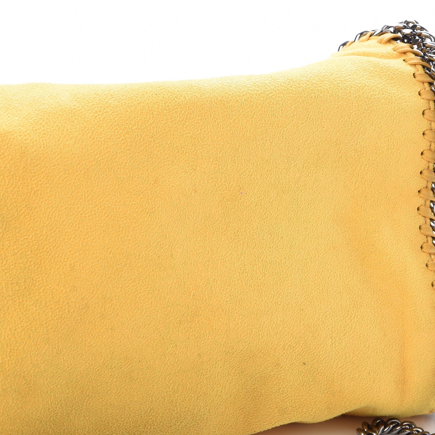 Stella McCartney Shaggy Deer Falabella Mini Fold Over Tote Yellow 10 of 13