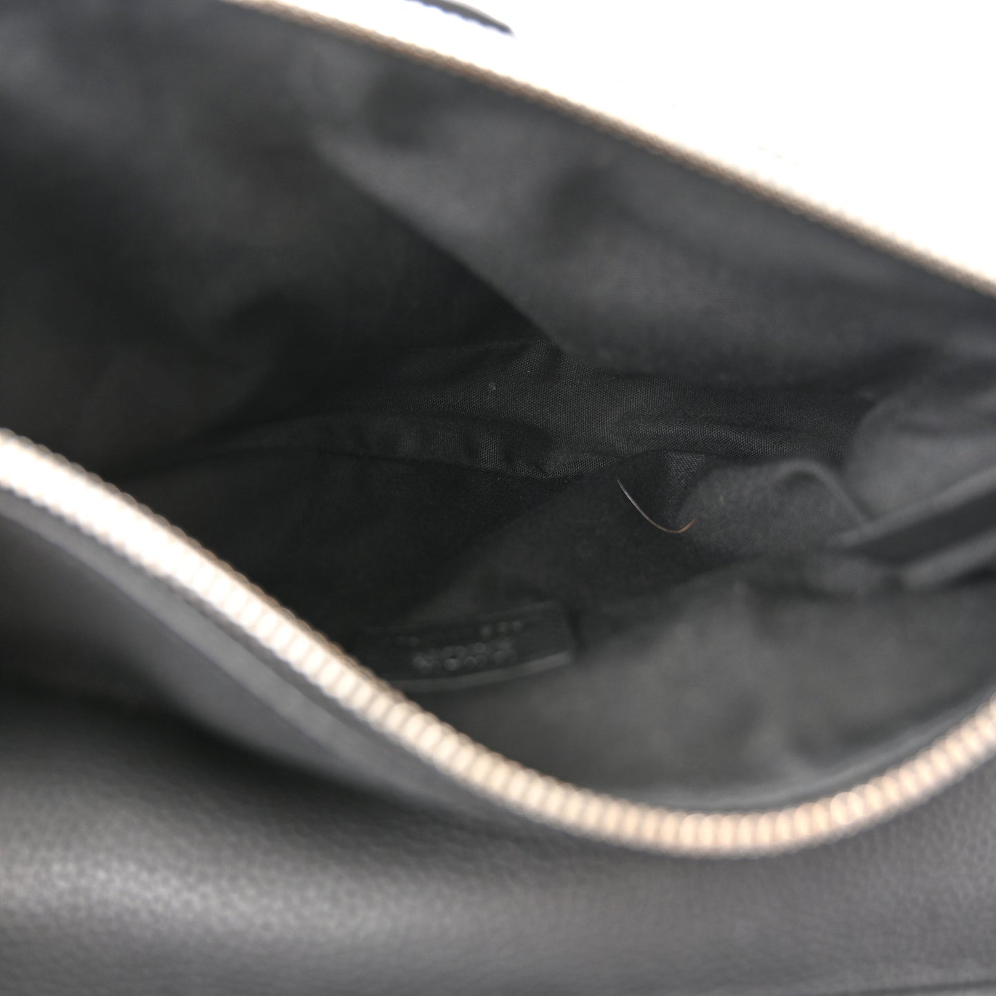 Grained Calfskin Kim Jones Saddle Bag Black