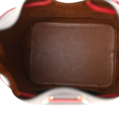 Fendi Vitello Grace F is Fendi Stamp Patch Perforated Small Mon Tresor Bucket Bag Black 5 of 9