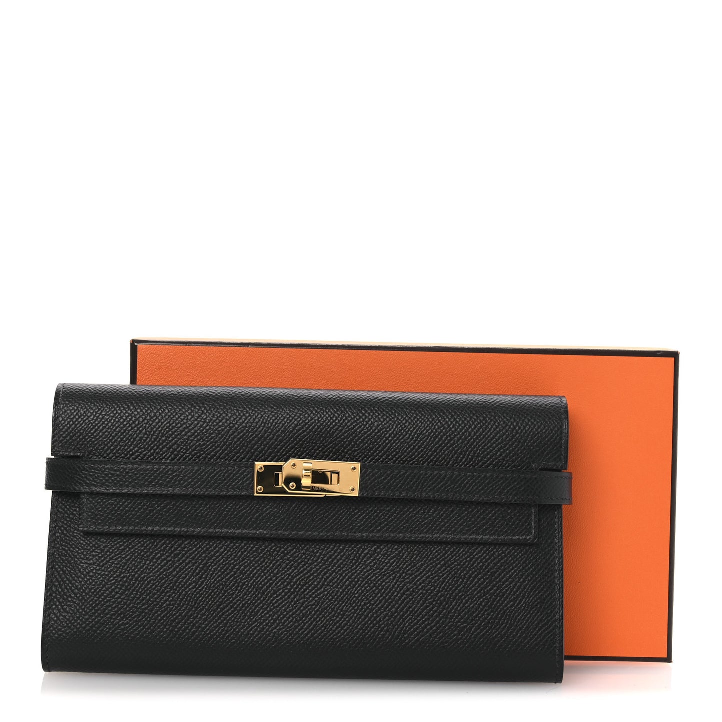 Epsom Kelly Longue Wallet Black