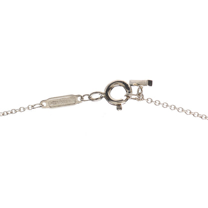 Tiffany Sterling Silver Large T Smile Pendant Necklace 5 of 7