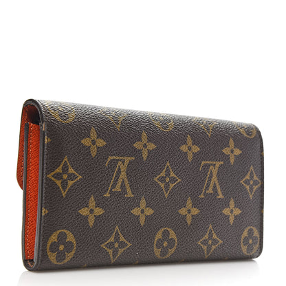 Louis Vuitton Monogram Emilie Wallet Piment 3 of 7