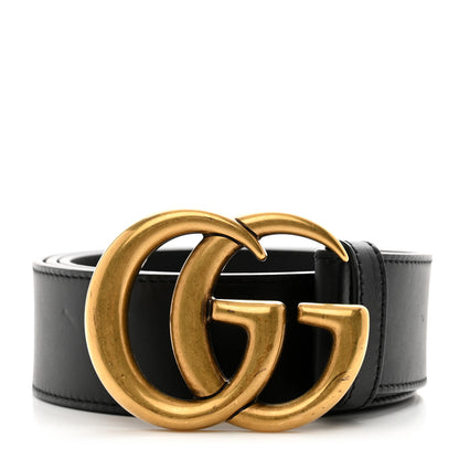 Gucci Calfskin Double G 40mm Belt 95 38 Black 1 of 5
