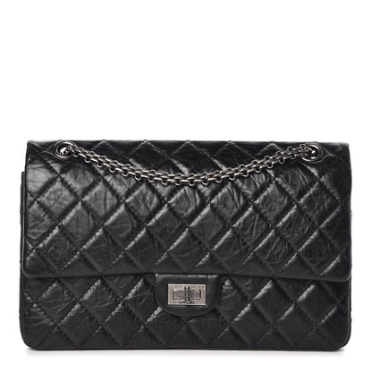 Chanel Aged Calfskin Quilted 2.55 Reissue 226 Flap Black 1 of 12