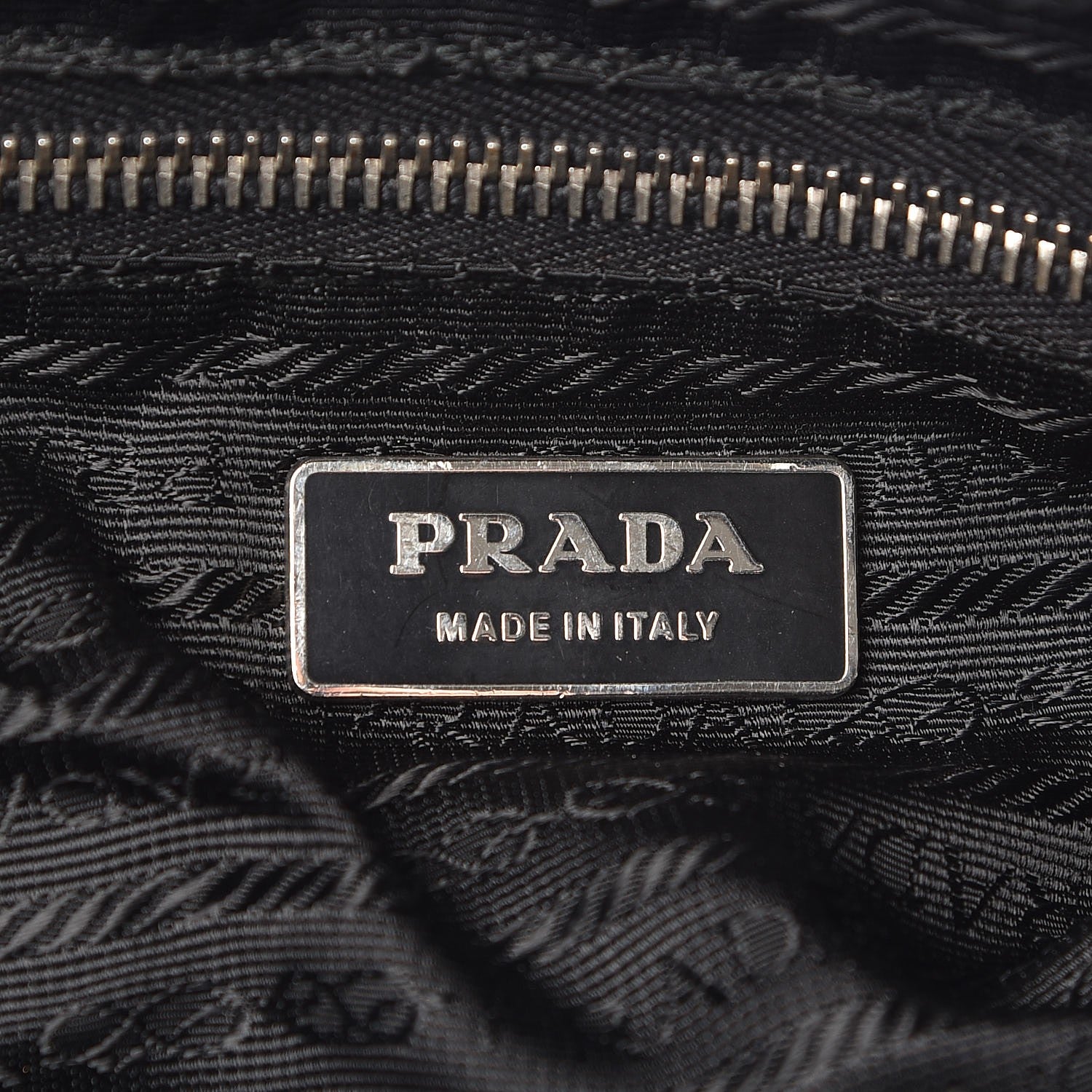 Prada Soft Calfskin Shoulder Bag Black 6 of 9