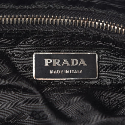 Prada Soft Calfskin Shoulder Bag Black 6 of 9