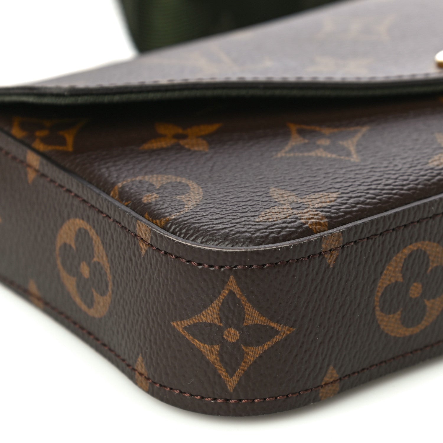 Louis Vuitton Monogram Felicie Strap & Go Kaki 9 of 10