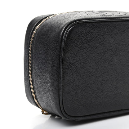 Chanel Caviar CC Vanity Cosmetic Case Black 8 of 9