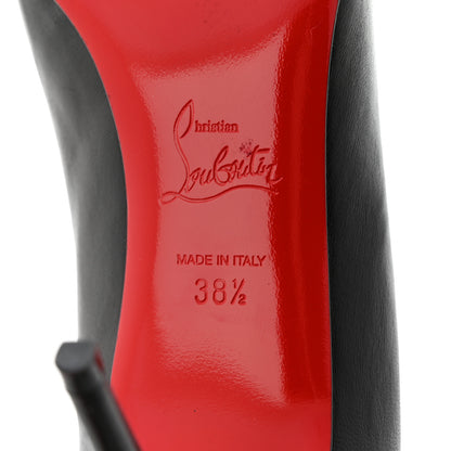 Christian Louboutin Shiny Nappa Pigalle Follies 85 Pumps 38.5 Black 7 of 9
