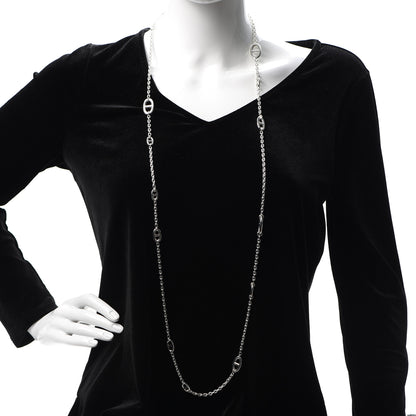 Hermes Sterling Silver Farandole Necklace 120 2 of 5