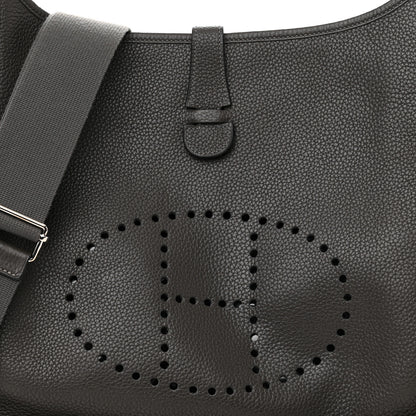 Hermes Taurillon Clemence Evelyne III GM Graphite 8 of 13