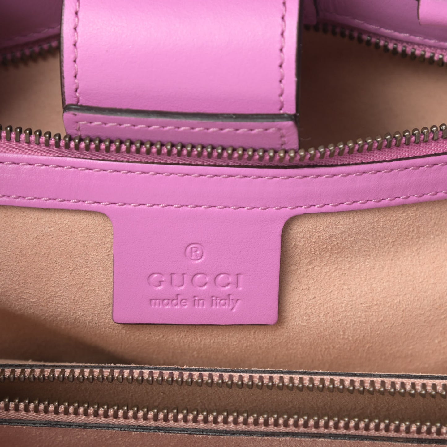 Calfskin Matelasse Small GG Marmont Tote Candy Mousse