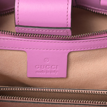 Gucci Calfskin Matelasse Small GG Marmont Tote Candy Mousse 6 of 13