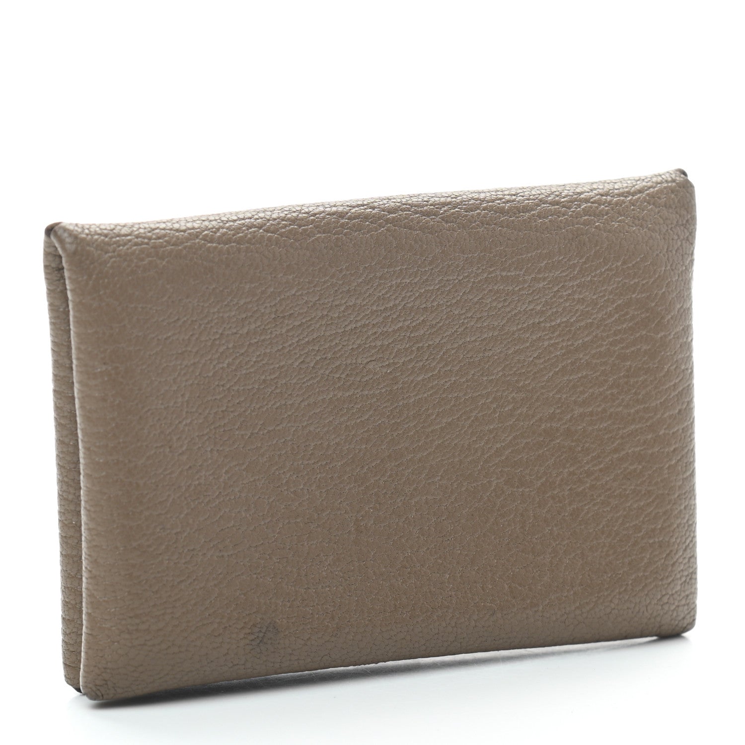 Hermes Chevre Mysore Calvi Card Case Etoupe 3 of 6